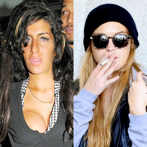 Amy Winehouse, Lindsay Lohan Amy Winehouse, Lindsay Lohan